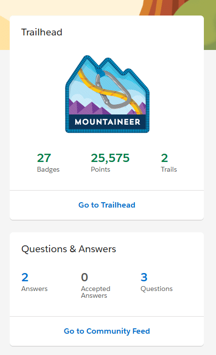 TrailHead Dashboard